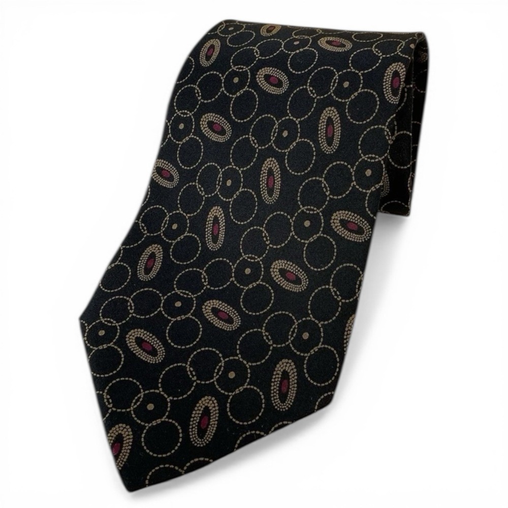 Valentino Cravatte 100% Silk Tie Made in Italy Designer Business Work Suit